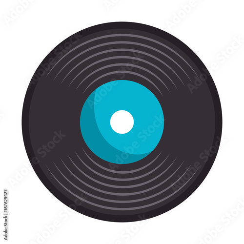 Music vinyl isolated
