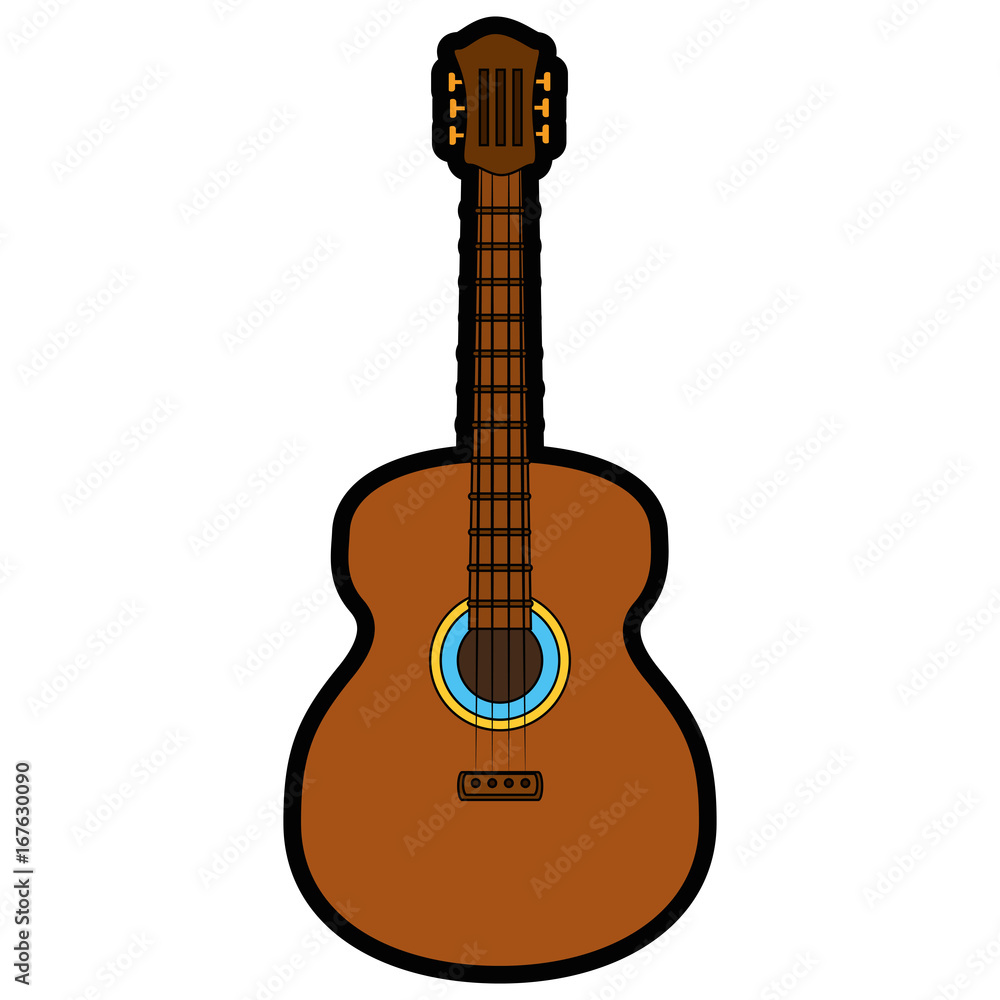 Fototapeta premium Acoustic guitar instrument