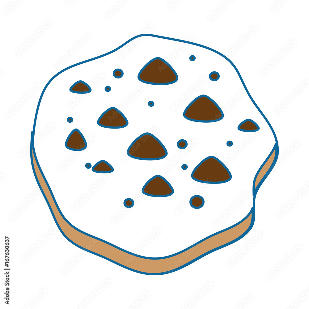 chocolate chips cookie icon chocolate chips cookie icon