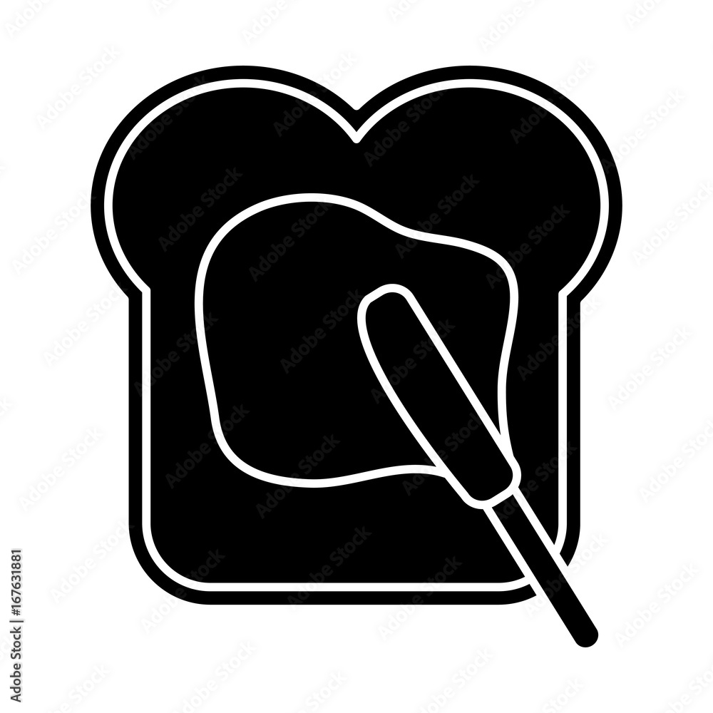 bread with marmalade icon