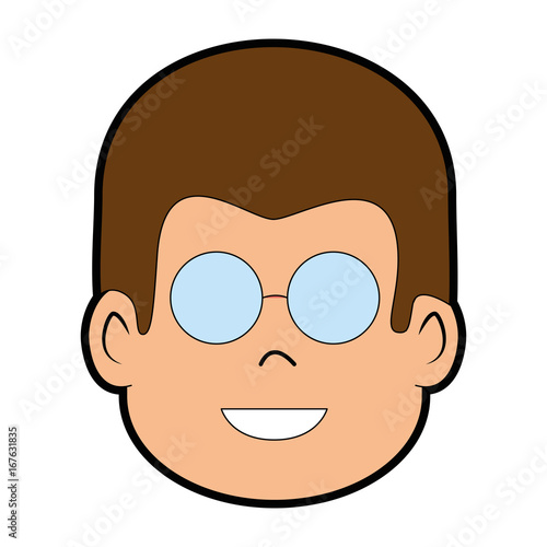 Wallpaper Mural Man profile cartoon Torontodigital.ca