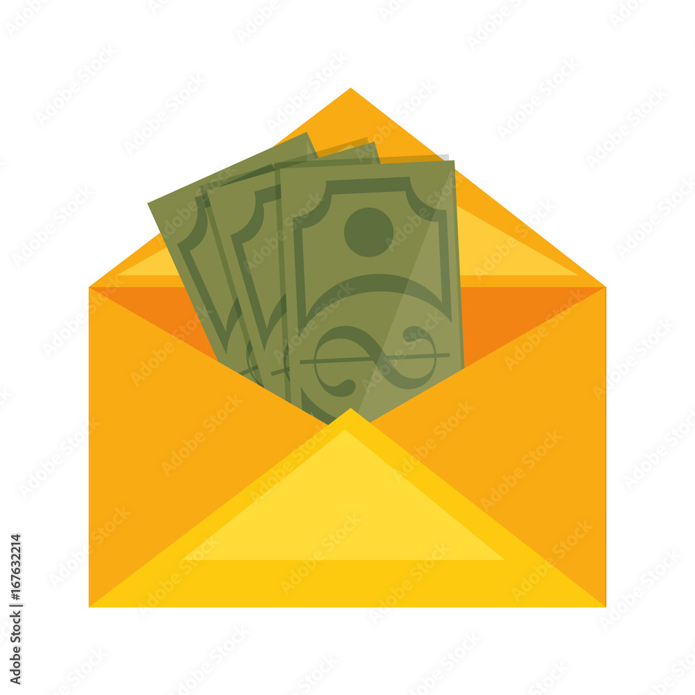 envelope with money icon envelope with money icon