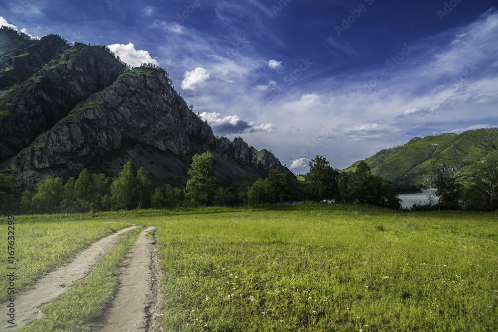 Summer mountain landscape of Altai Summer mountain landscape of Altai