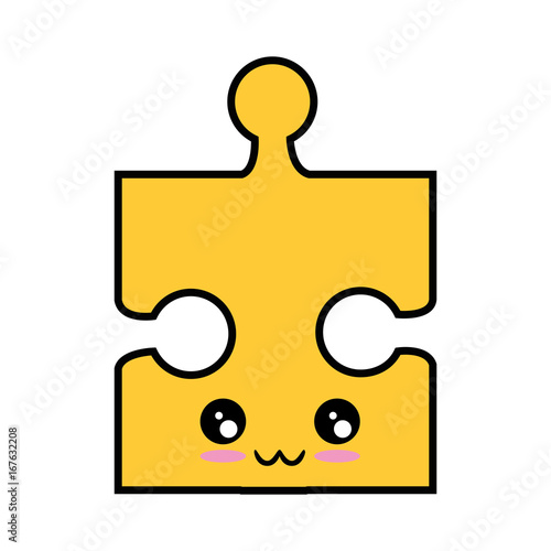 kawaii jigsaw puzzle icon