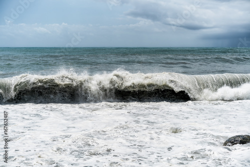 Huge waves in Hualien, Taiwan