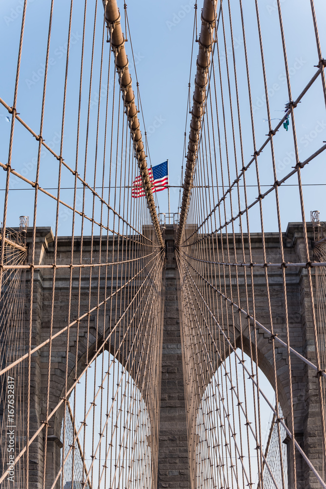 Obraz premium Most Brookliński w Nowym Jorku