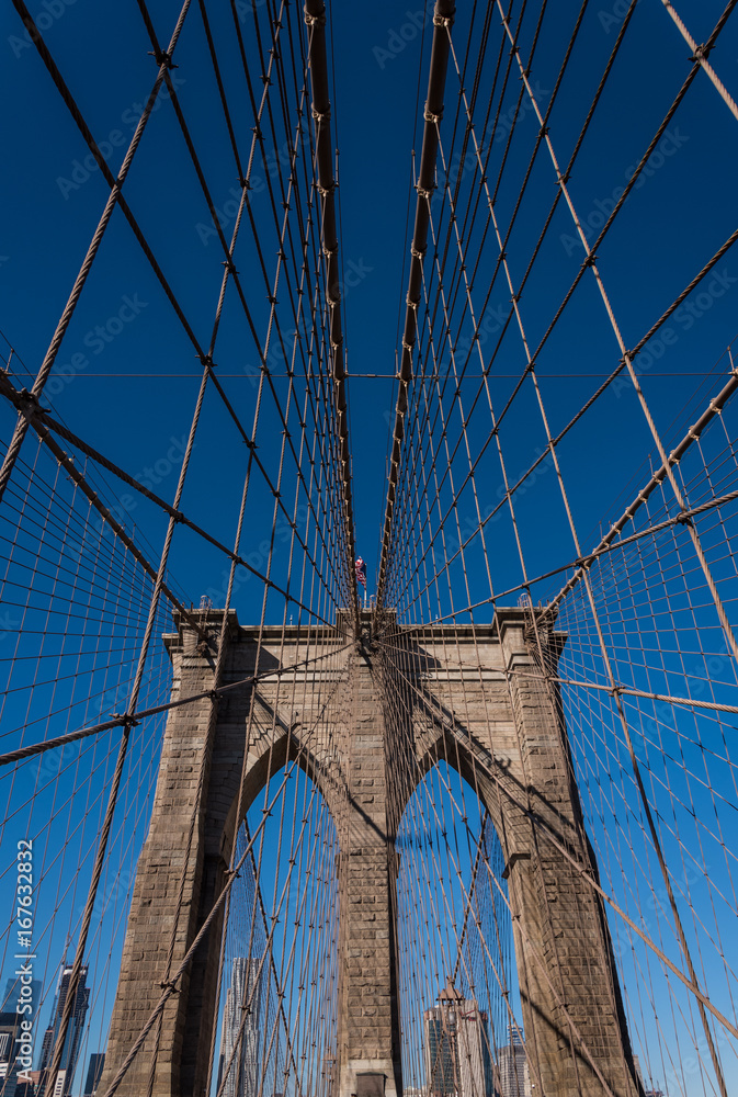 Obraz premium ニューヨーク・ブルックリン橋