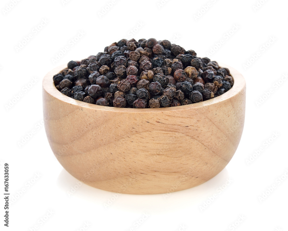 black pepper seed on white background black pepper seed on white background