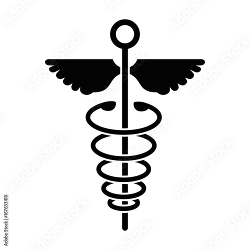 Caduceus medical symbol