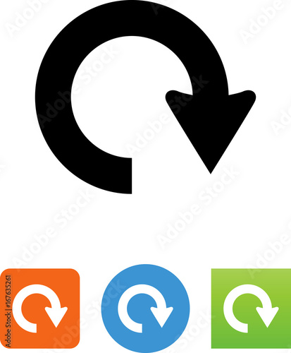 Replay Arrow Icon - Illustration