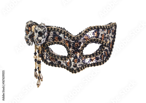  Carnival mask isolated on white