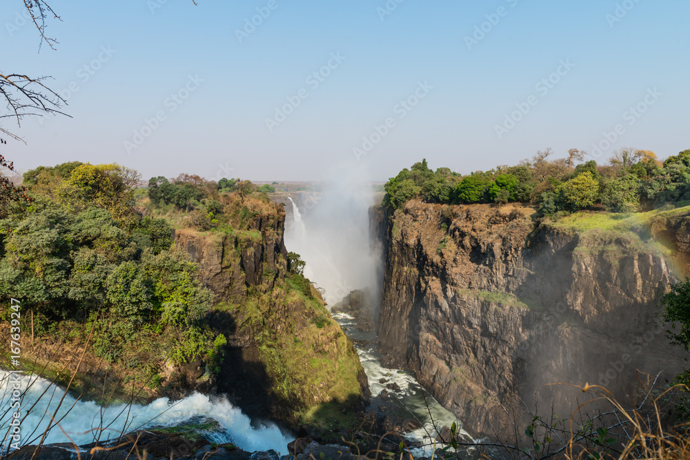 Fototapeta premium The great Victoria Falls (Zimbabwe)