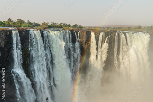 The great Victoria Falls  Zimbabwe 