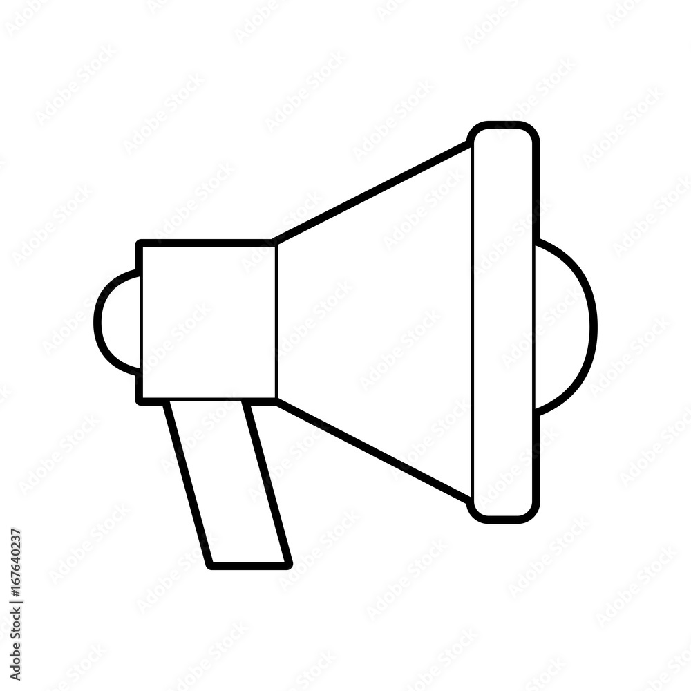megaphone sound isolated icon vector illustration design megaphone sound isolated icon vector illustration design