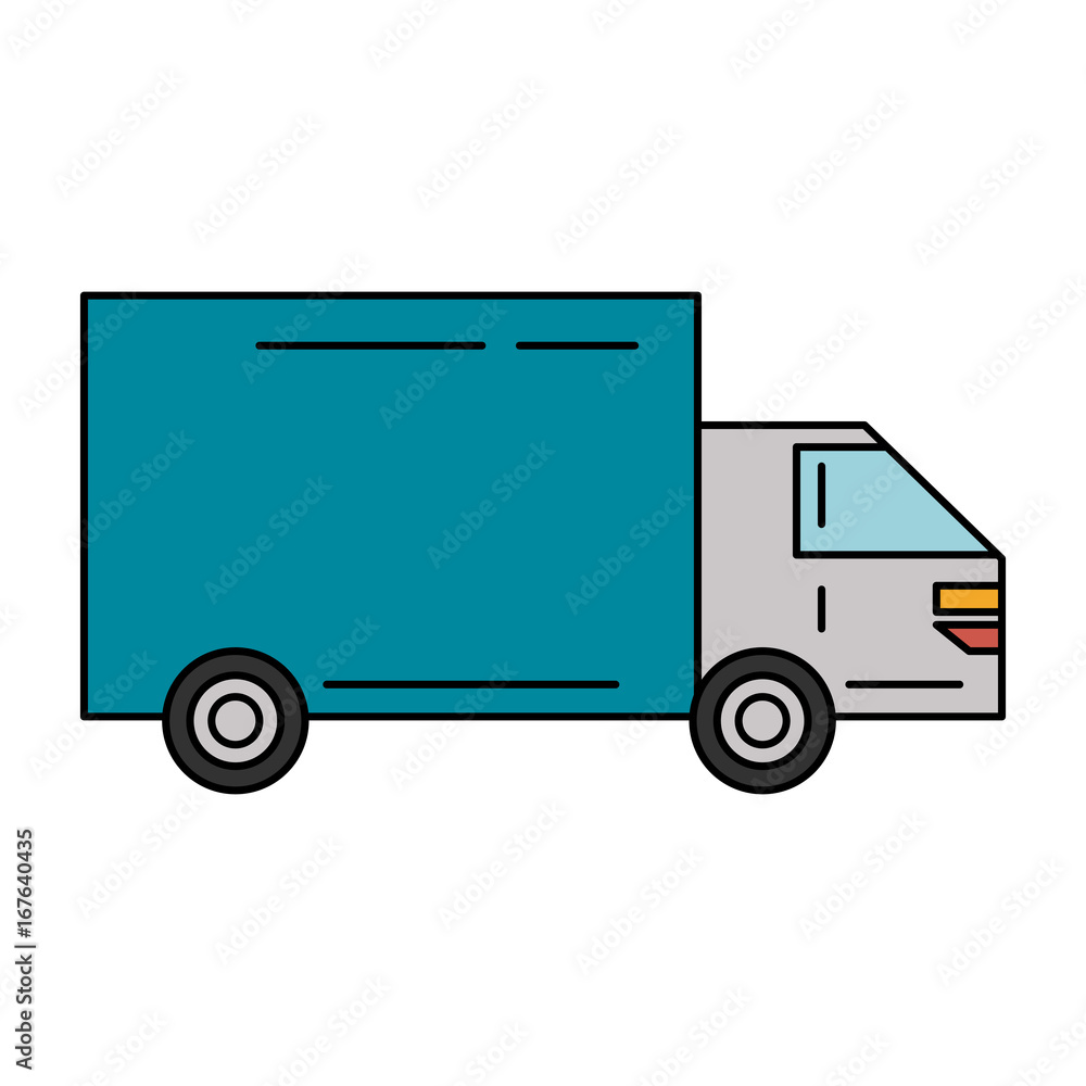 delivery truck icon image vector illustration design 