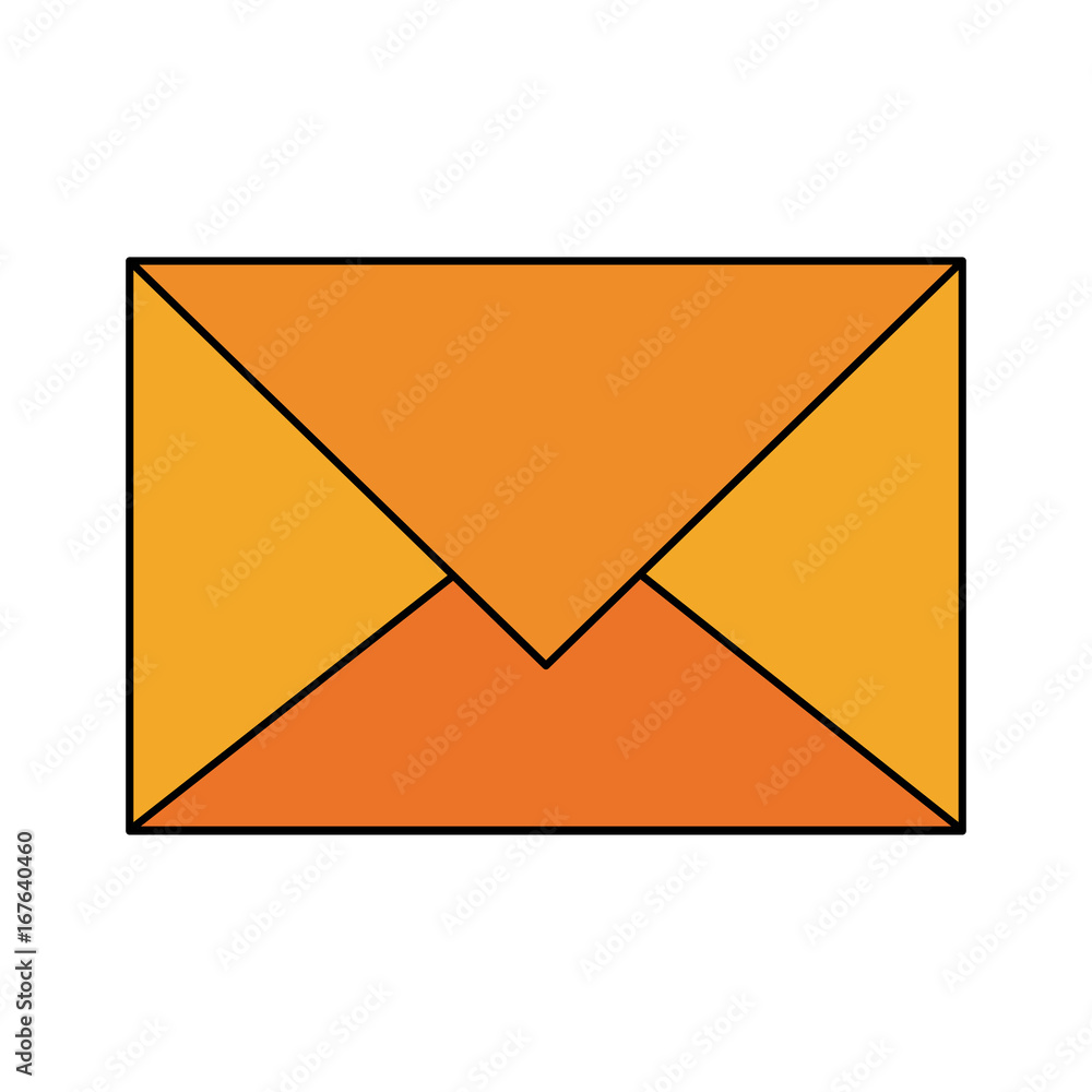 message envelope icon image vector illustration design 