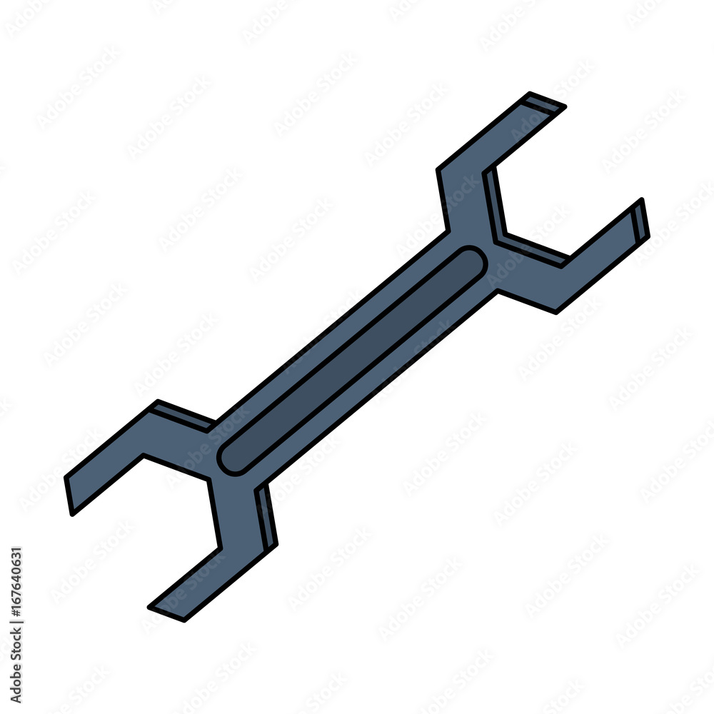 wrench tool icon image vector illustration design 