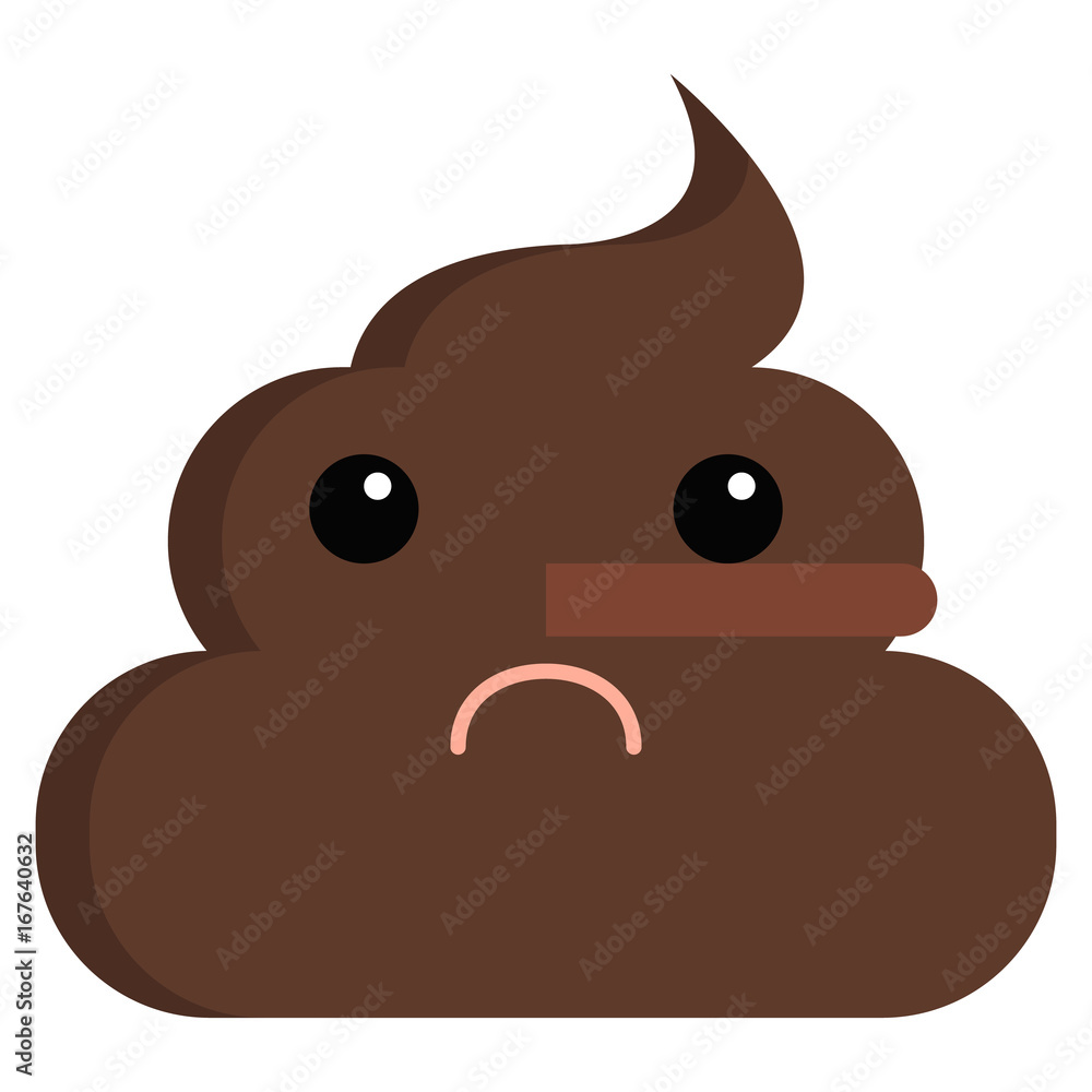Lying Face stinky poop shit emoji flat icon Lying Face stinky poop shit emoji flat icon