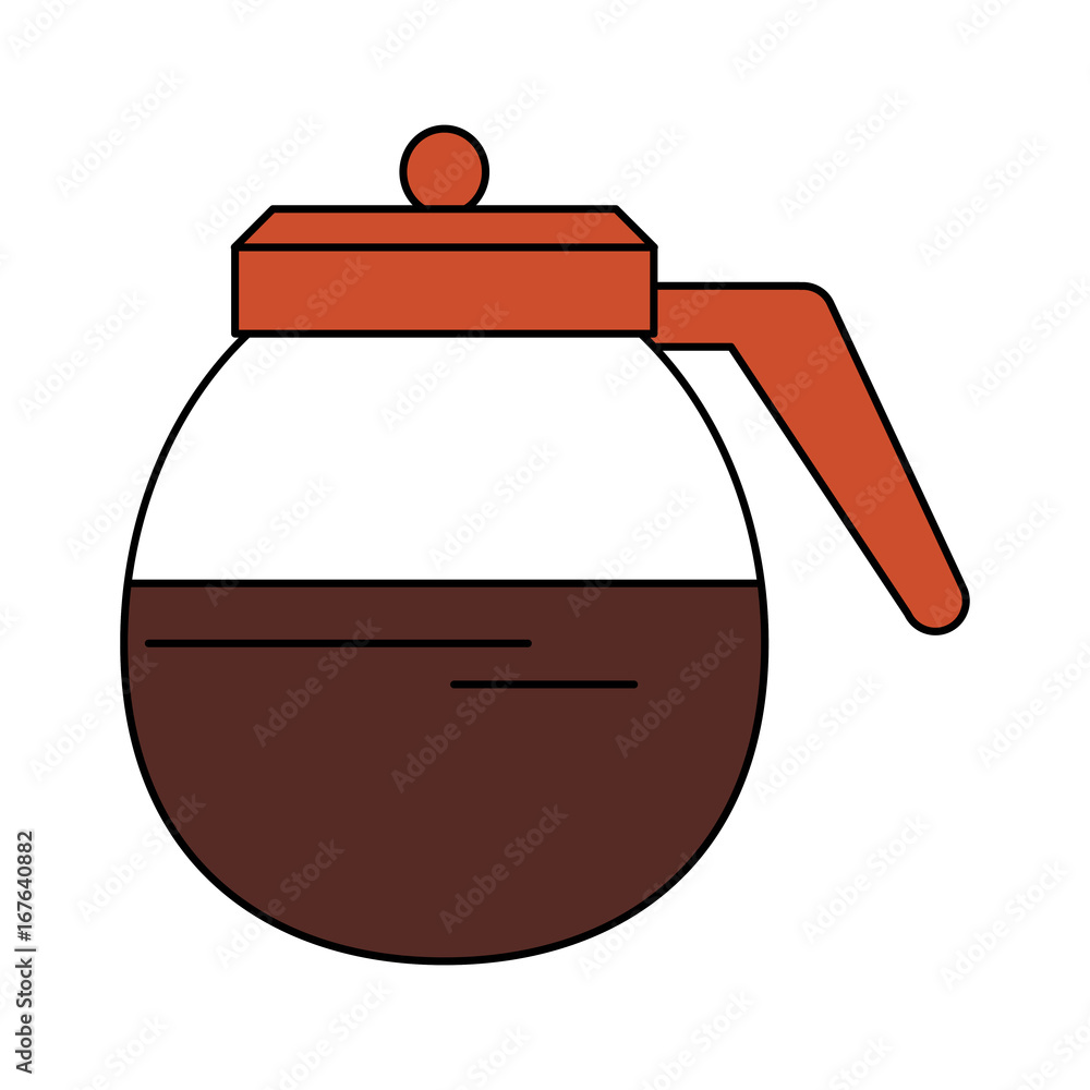 kettle coffee icon image vector illustration design kettle coffee icon image vector illustration design
