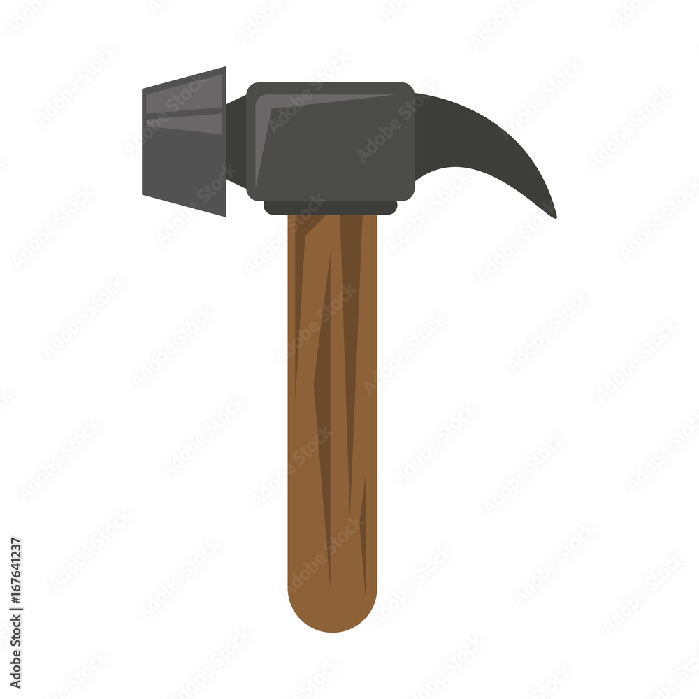 hammer tool icon image vector illustration design hammer tool icon image vector illustration design
