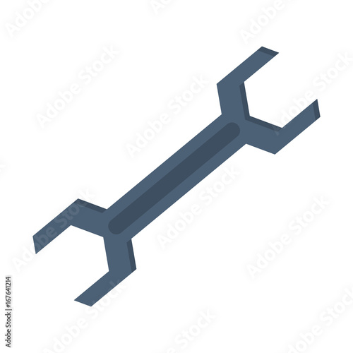 wrench tool icon image vector illustration design 