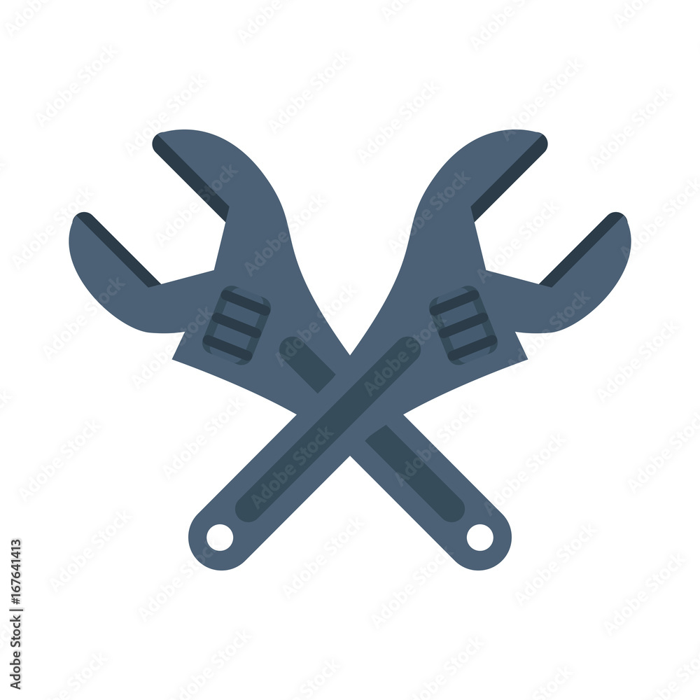 Obraz premium wrench tool icon image vector illustration design 