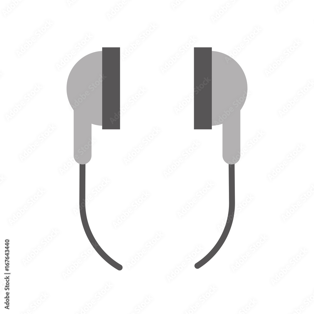 audio earphones isolated icon vector illustration design audio earphones isolated icon vector illustration design
