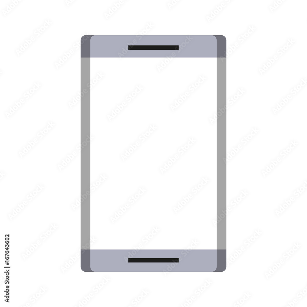 modern smartphone with blank screen icon image vector illustration design modern smartphone with blank screen icon image vector illustration design