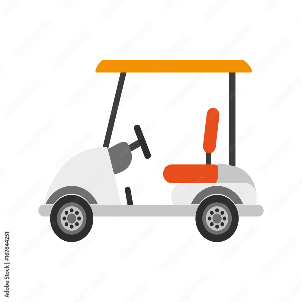 golf cart icon image vector illustration design 