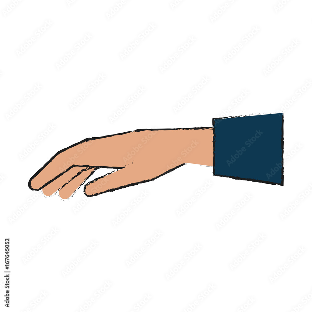 open hand facing down sideview icon image vector illustration design open hand facing down sideview icon image vector illustration design