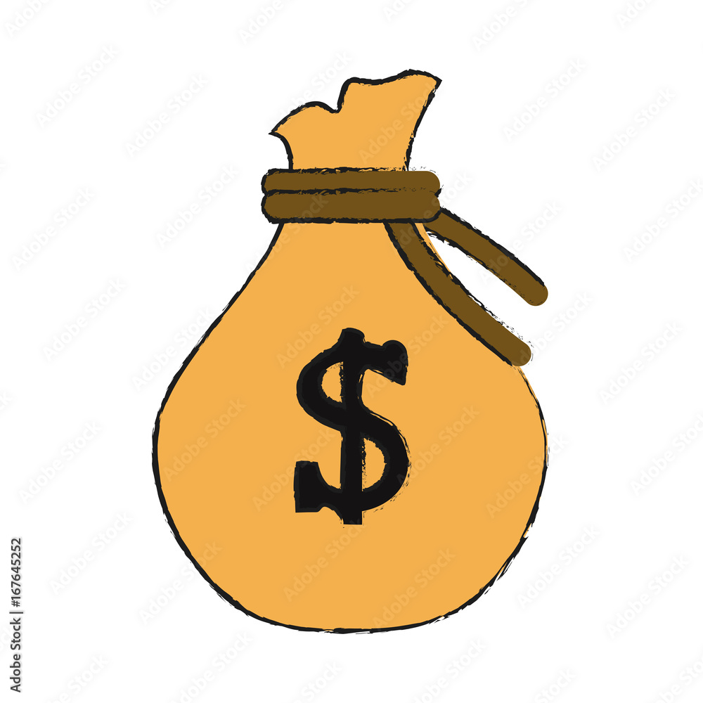 bag of money icon image vector illustration design bag of money icon image vector illustration design