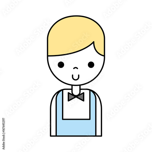Casino dealer avatar character vector illustration design