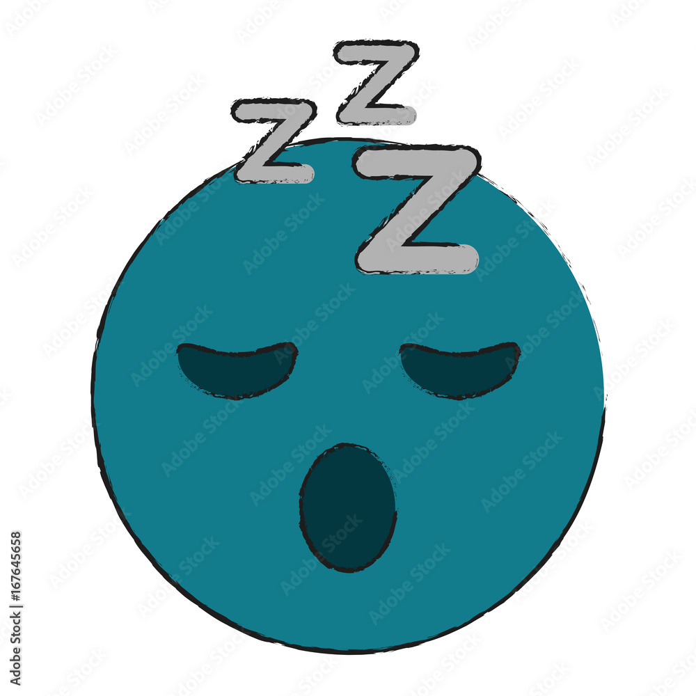 sleepy eyes zzz emoji icon image vector illustration design sleepy eyes zzz emoji icon image vector illustration design