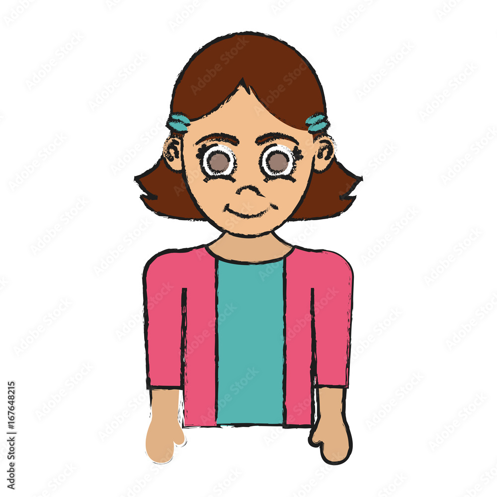 girl happy child icon image vector illustration design girl happy child icon image vector illustration design