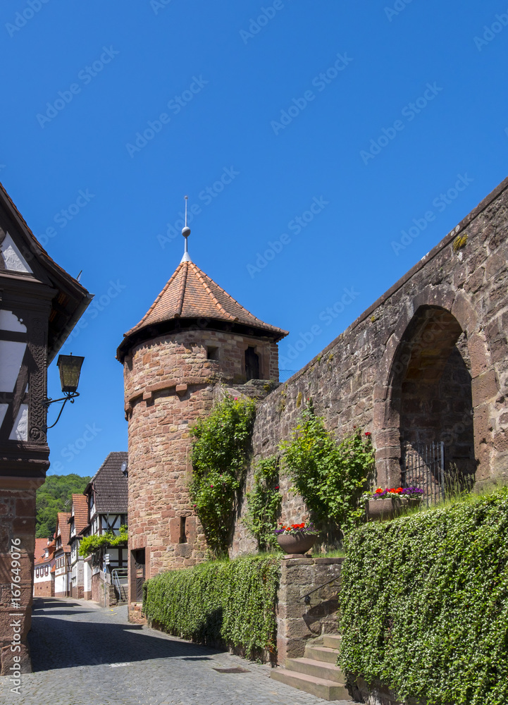 Fototapeta premium Dörrenbach in der Pfalz