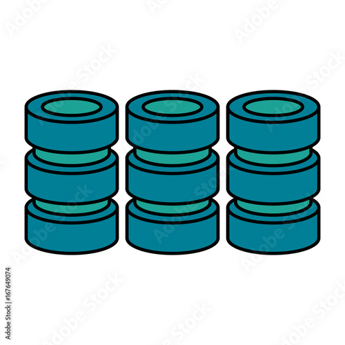 databases web hosting icon image vector illustration design 