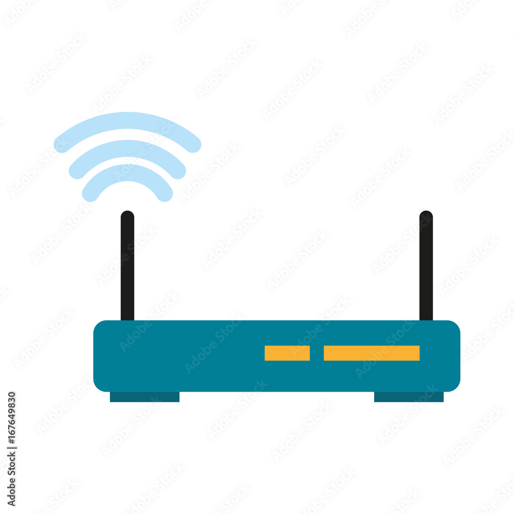 wifi router icon image vector illustration design 