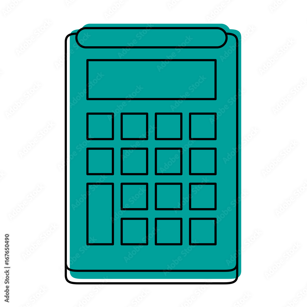 calculator with blank keys icon image vector illustration design calculator with blank keys icon image vector illustration design