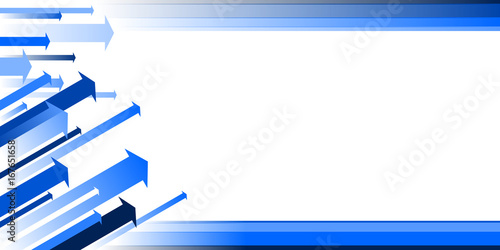 Flèches Bandes Abstrait Bleu