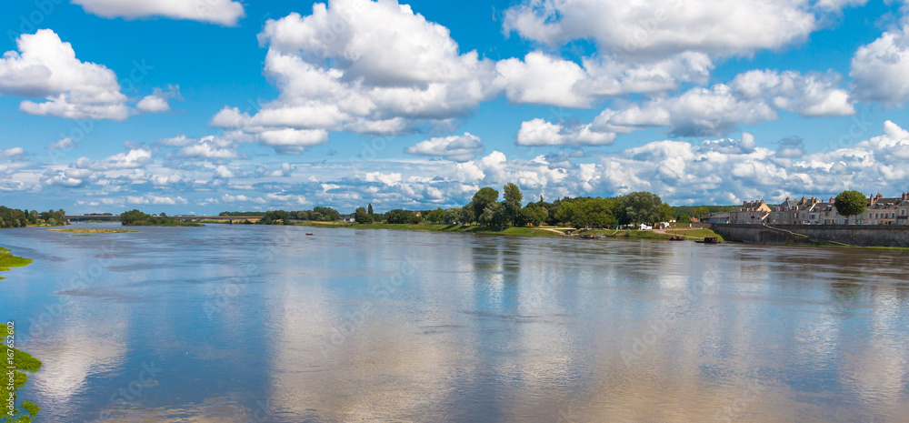 view on the loire river france