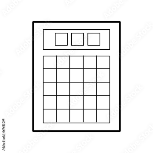 lotery board isolated icon vector illustration design