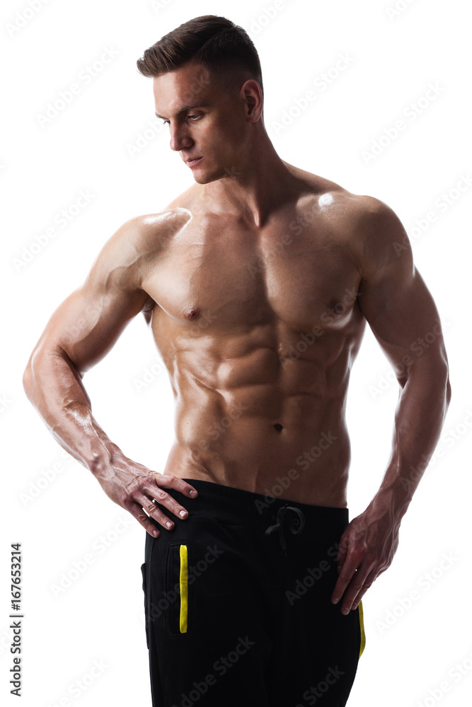 Fototapeta premium athletic man posing