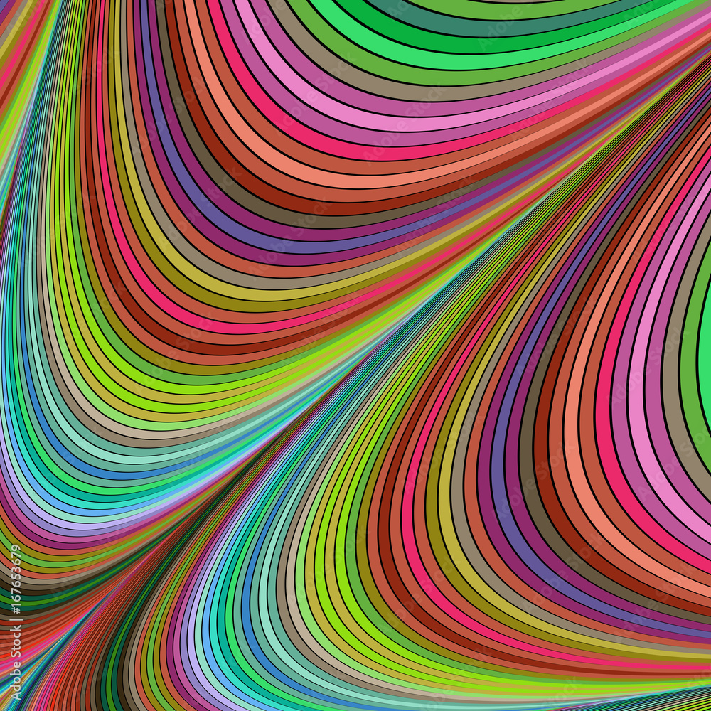 Fototapeta premium Multicolored abstract fractal background art