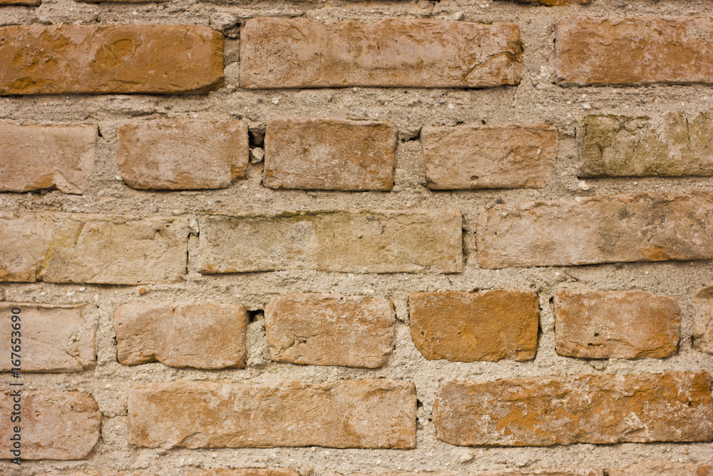 Obraz premium Old aged facade wall. Stone texture. Antalya, Kaleici, Turkey