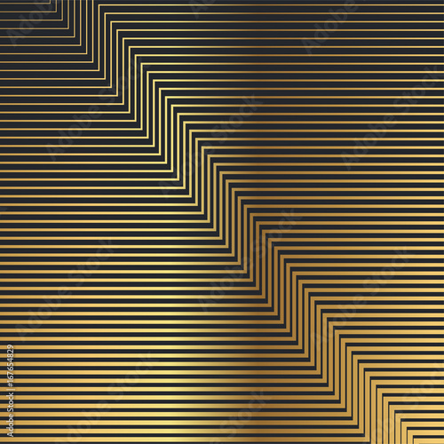 Luxury Gold Geometric Pattern Design