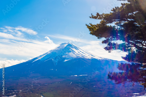 The Mt.Fuji. The shooting location is Lake Kawaguchiko  Yamanashi prefecture Japan.