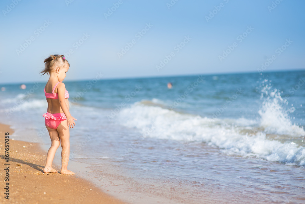 A girl on the beach