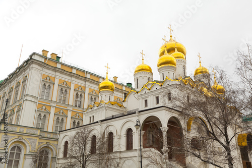Cathedral of Annunciation in Kremlin, Moscow,Russia.