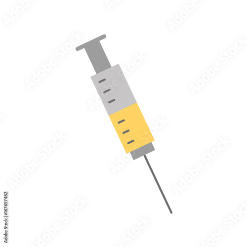 medical injection isolated icon vector illustration design