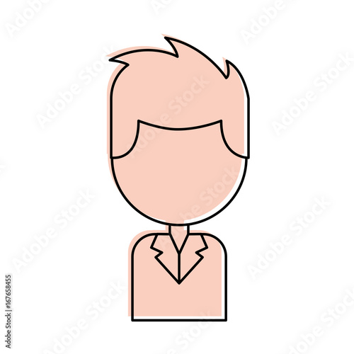 Laboratory scientist avatar character vector illustration design